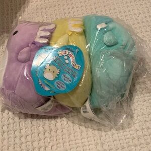 Squishmallows Ester Axolotl Bundle of three Mini Size
